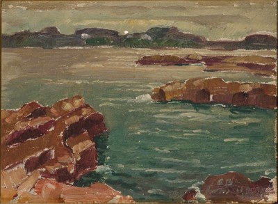 Lot 126 - Attributed to Jonas Lie American, 1880-1940...