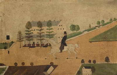 Lot 73 - American School 20th Century Horse and Rider...