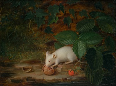 Lot 85 - Manner of William Holbrook Beard White Mouse...