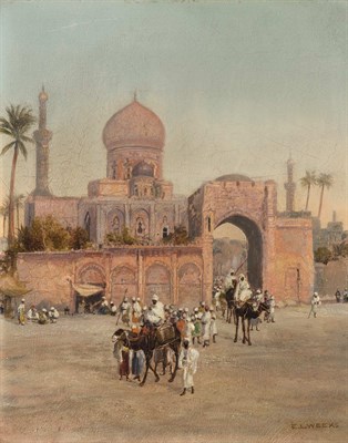 Lot 110 - Manner of Edwin Lord Weeks Arab Scene Bears...