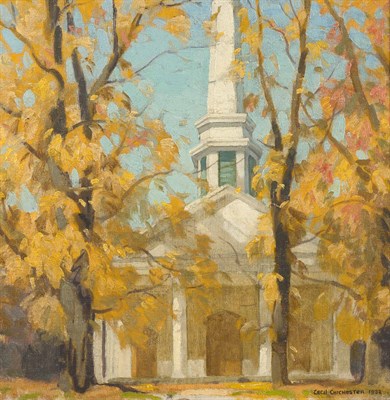 Lot 120 - Cecil Chichester American, 1891-1963 Church in...