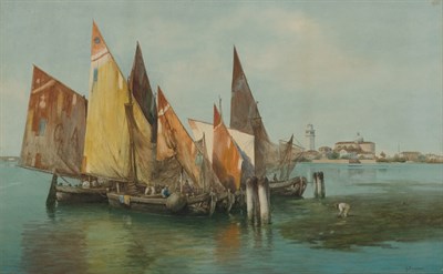 Lot 109 - Eugenio Benvenuti Italian, 1881-1959 Venetian...