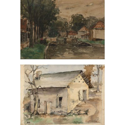 Lot 96 - Charles Paul Gruppe American, 1860-1940 (i)...