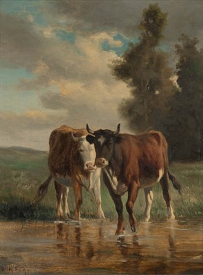 Lot 92 - Robert Atkinson Fox American, 1860-1935 Cows...