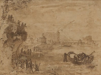 Lot 62 - Italian School 16th/17th Century Figures Along...