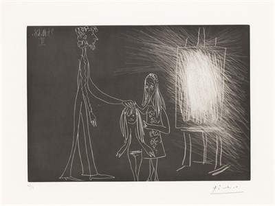 Lot 160 - Pablo Picasso PIERO CROMMELYNCK AVEC SA FEMME...