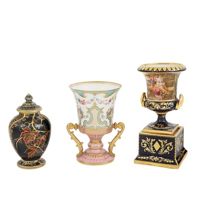 Lot 293 - KPM Porcelain Covered Vase Late 19th century...