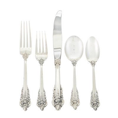 Lot 365 - Wallace Sterling Silver Grand Baroque Pattern...