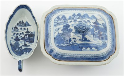 Lot 275 - Miscellaneous Group of Canton Blue and White...