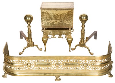 Lot 308 - Group of Fireplace Equipment 19th/20th Century...