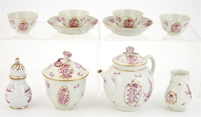 Lot 251 - Höchst Porcelain Part Tea Service Possibly...
