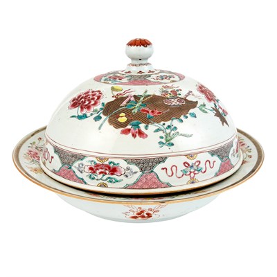Lot 264 - Chinese Export Porcelain Famille Rose Dish and...
