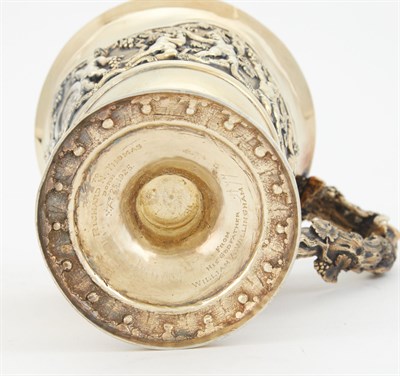 Lot 284 - Victorian Silver Gilt Cup George Adams, London,...