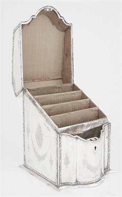 Lot 288 - Edward VII Sterling Silver Stationery Box...