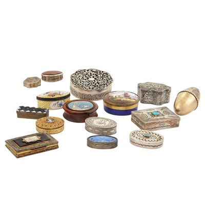 Lot 215 - Miscellaneous Group of Silver, Enamel,...