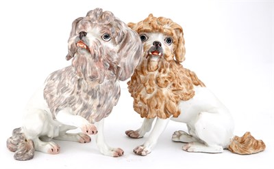 Lot 198 - Pair of Staffordshire Pottery Figures of...