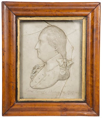 Lot 141 - Colonial Revival Composition Plaque Depicting...