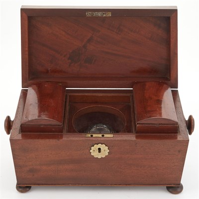 Lot 153 - English Satinwood Tea Caddy 19th Century...