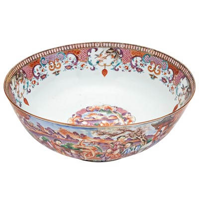 Lot 203 - Chinese Export Porcelain Mandarin Palette...
