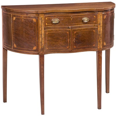Lot 218 - Federal Style Inlaid Mahogany Diminutive...