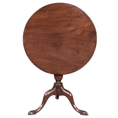 Lot 333 - George III Mahogany Tilt-Top Tea Table The...