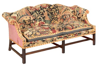 Lot 181 - George III Style Needlepoint Upholstered...