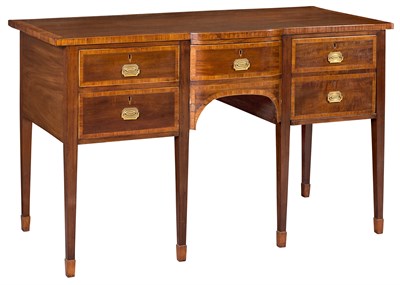Lot 287 - George III Rosewood Banded Mahogany Sideboard...