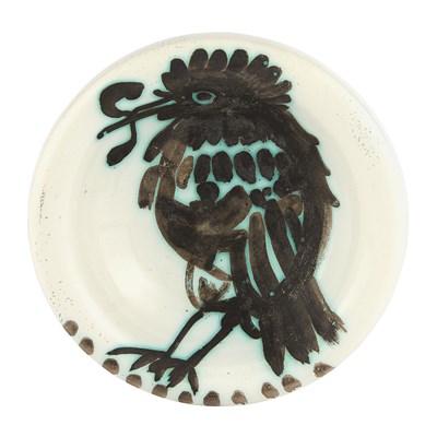 Lot 166 - Pablo Picasso OISEAU AU VER (A.R. 172) Painted...