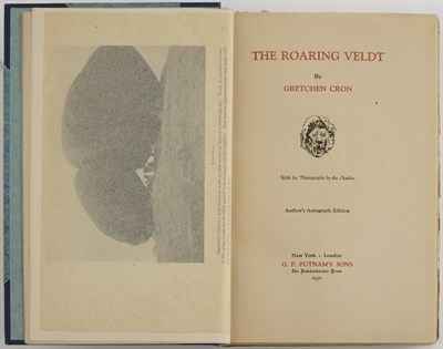 Lot 51 - CRON, GRETCHEN The Roaring Veldt. New York:...