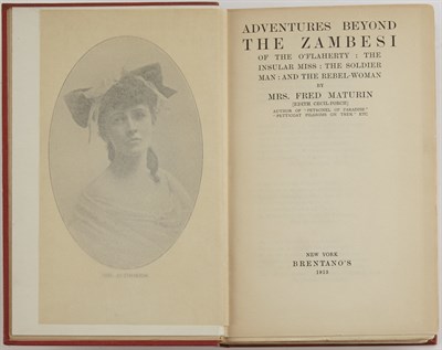 Lot 134 - MATURIN, Mrs. FRED Adventures Beyond the...