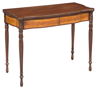 Lot 158 - Federal Style Mahogany and Flame Birch...