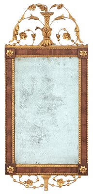 Lot 151 - Continental Neoclassical Parcel Gilt Walnut...