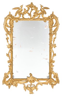 Lot 336 - George II Style Carved and Giltwood Mirror...