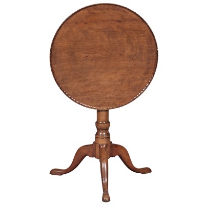 Lot 226 - Chippendale Cherry Tilt-Top Tripod Stand The...