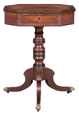Lot 184 - Regency Part-Ebonized Rosewood Banded Mahogany...
