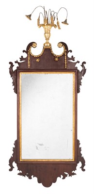 Lot 230 - Federal Style Parcel Gilt Mahogany Mirror...