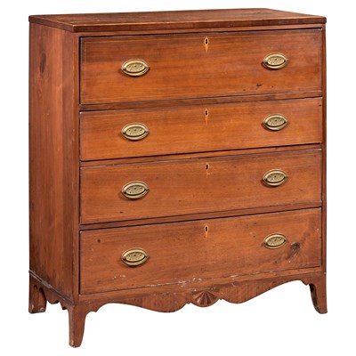 Lot 167 - Federal Inlaid Mahogany Butler's Chest of...