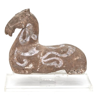 Lot 92 - Asian Pottery Figure of a Horse; Together with...