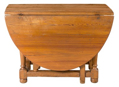 Lot 299 - Pine Drop-Leaf Table Possibly Continental,...