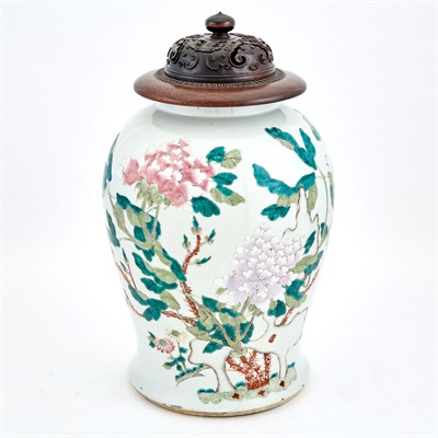 Lot 90 - Three Chinese Polychrome Decorated Porcelain...