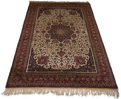 Lot 562 - Isfahan Carpet Central Iran, mid 20th century...