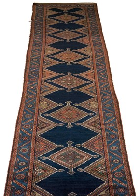 Lot 555 - Kurdish Runner West Persia, circa 1900 Eight...