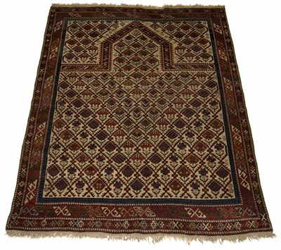 Lot 598 - Marasali Shirvan Prayer Rug East Caucasus,...