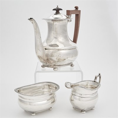 Lot 206 - Adie Brothers Ltd. Sterling Silver Three-Piece...