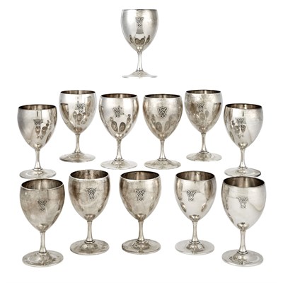 Lot 354 - Assembled Set of Twelve Reed & Barton Sterling...