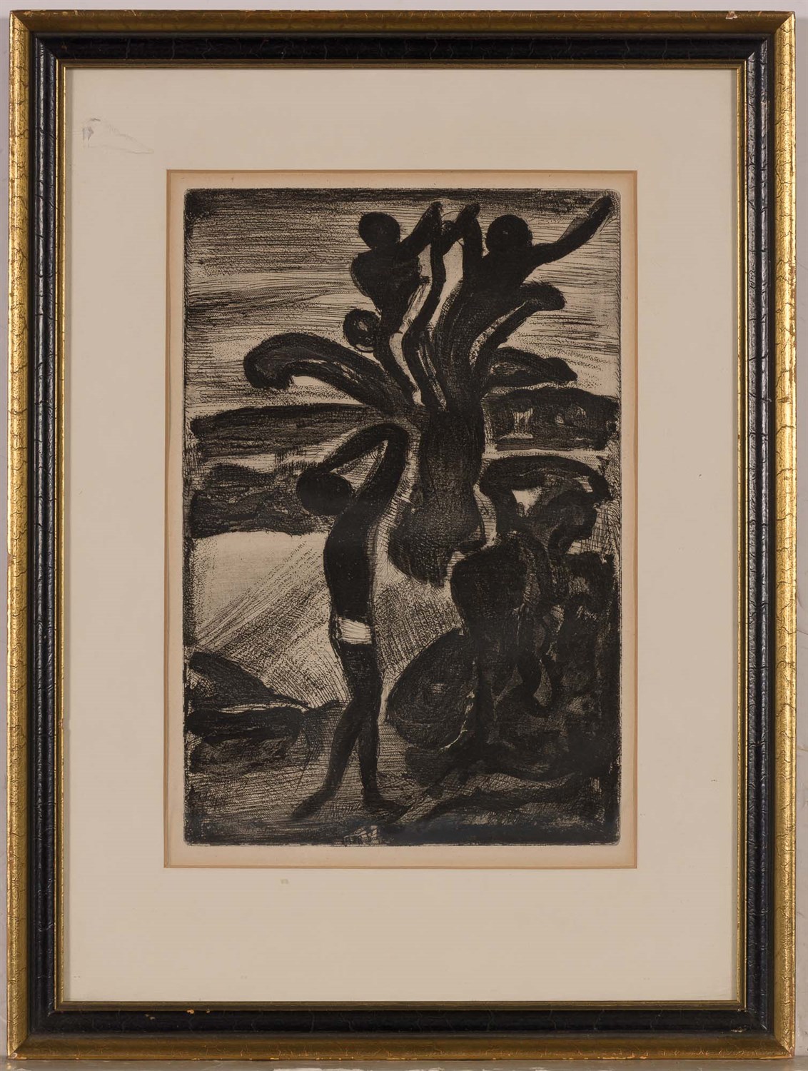 Lot 66 - Georges Rouault PAYSAGE AU PALMIER Etching,...