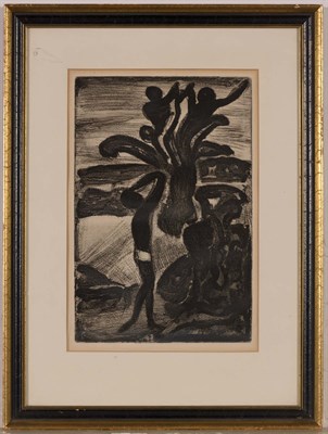 Lot 66 - Georges Rouault PAYSAGE AU PALMIER Etching,...