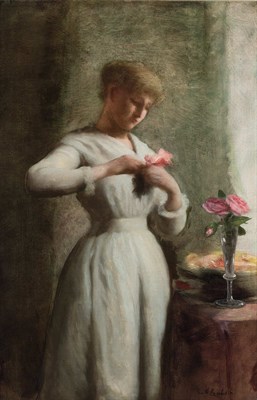Lot 42 - George C. Lambdin American, 1830-1896 Lady...