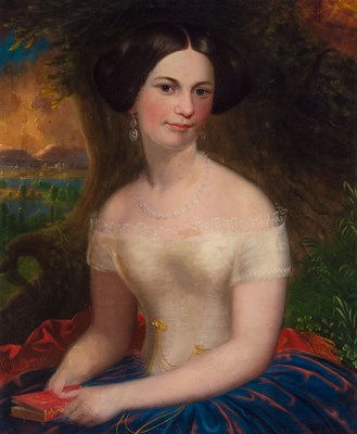 Lot 2 - Robert Street American, 1796-1865 Portrait of...
