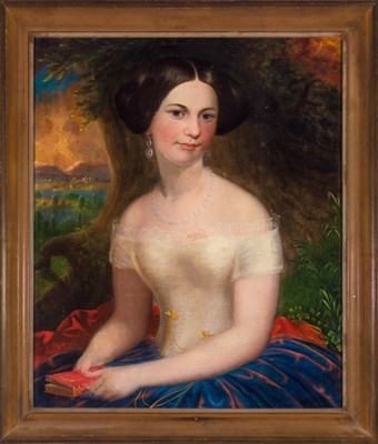 Lot 2 - Robert Street American, 1796-1865 Portrait of...